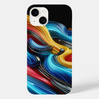 Modern Industrial Metallic Block Pattern Copper an