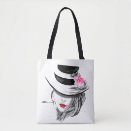 Modern Lady Tote Bag