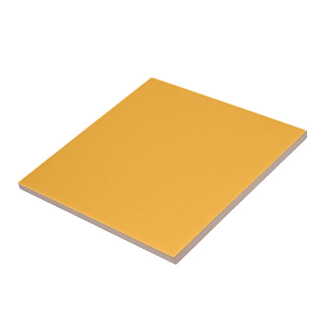Modern Mango Yellow Plain Solid Color (Lateral)
