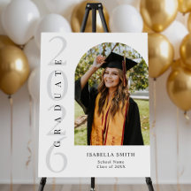 Modern Minimalist Photo Graduation