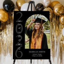 Modern Minimalist Photo Graduation