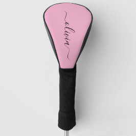 Modern Monogram Golf Head Cover