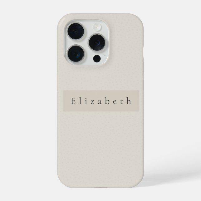 Modern Name Phone Case (Verso)