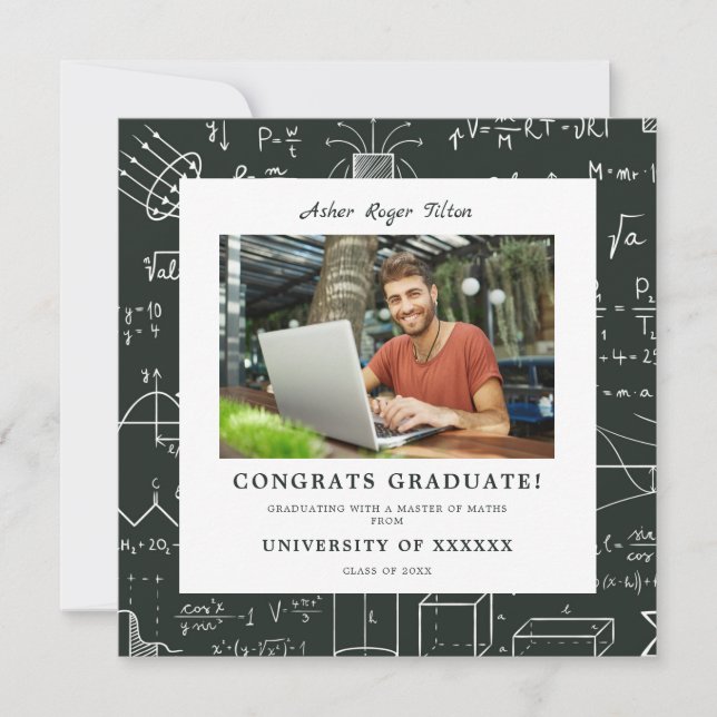 Modern Parabéns Formando de Elementos em Segundo P (Frente)