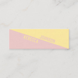 Modern Punchy Pastel Duotone - Cartão de visita