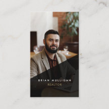 Modern Real Estate Agent Cartão de visita