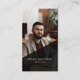 Modern Real Estate Agent Cartão de visita