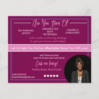 Modern Real Estate Flyer Template |Editable Rental