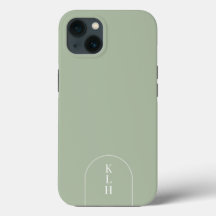Modern Sage Monogrammed