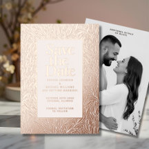Modern Save the Date Photo Editable Modelo