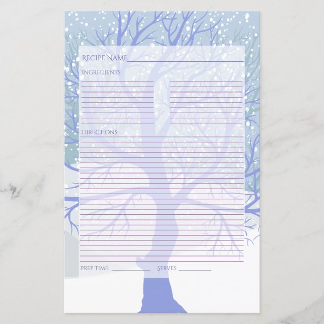 Modern Snow Christmas Recebe COR DE MUDANÇA (Frente)