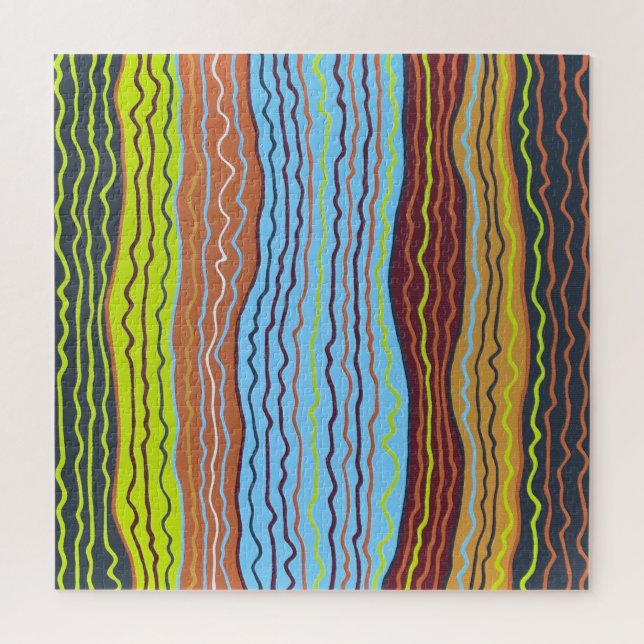 Modern Squiggles 4 Quebra-cabeça (Vertical)