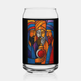 Modern Stained Glass Three Wise Men