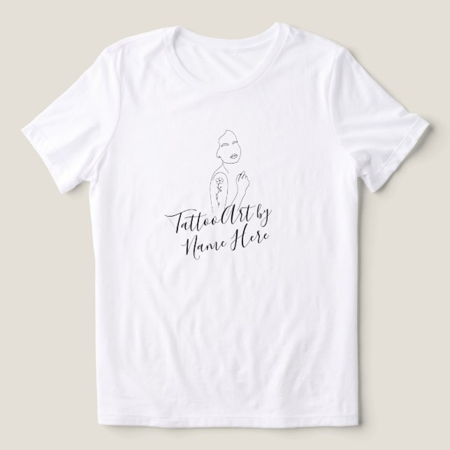 Modern Tattoo ART script Signature (Design frontal)