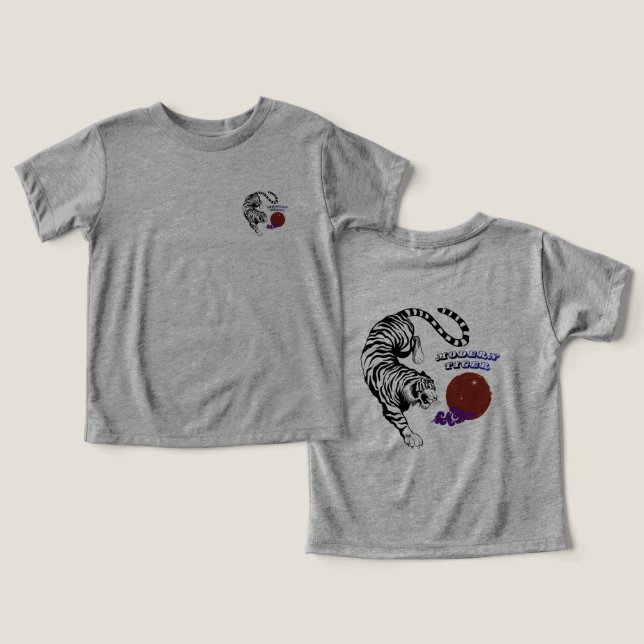 Modern Tiger Graphic Art (Design Frente e Verso)