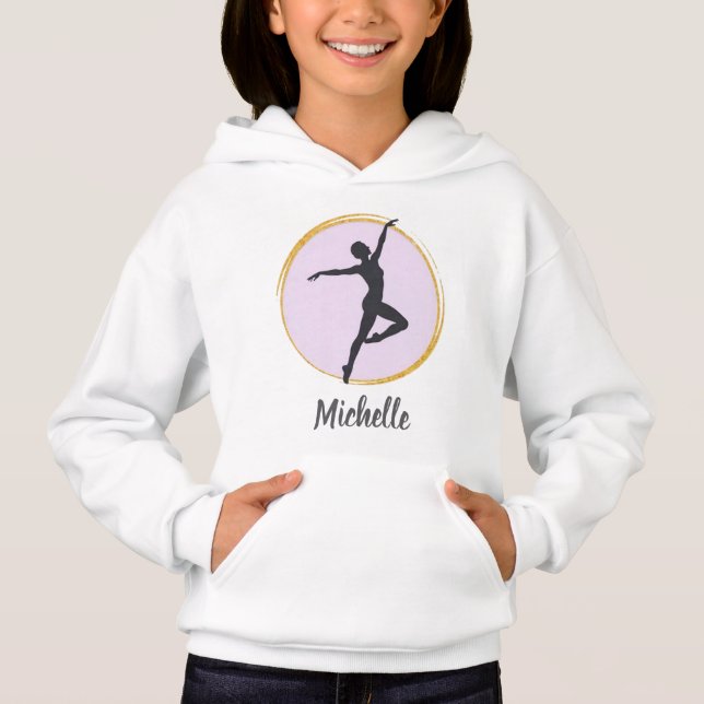 Modern Trendy Ballerina - Dança de Balé Personaliz (Frente)