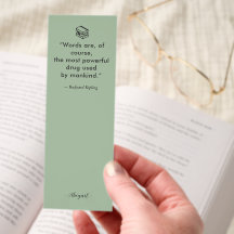 Modern Typography Inspirational Quote Sage Green