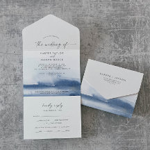 Modern Watercolor | Casamento Azul