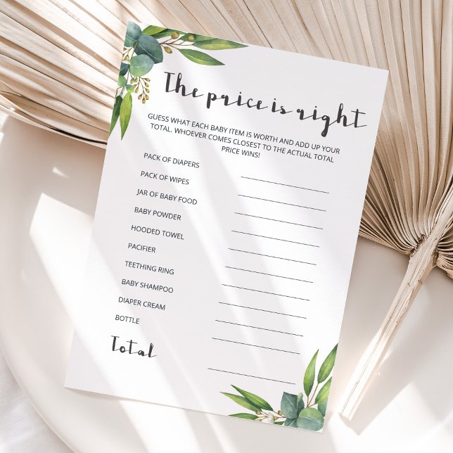 Modern Watercolor Eucalyptus O preço está certo (Criador carregado)