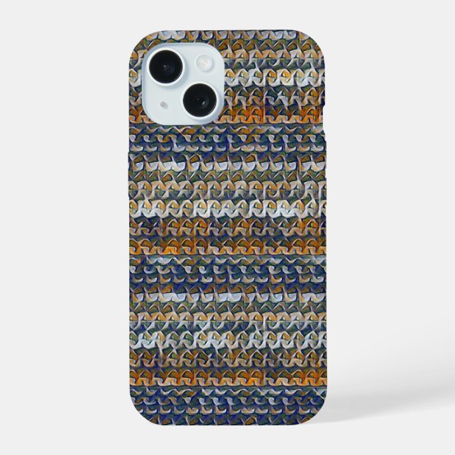 Modern wavy abstract geometric pattern 1288 (Verso)
