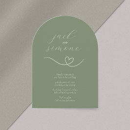 Modern Wedding | Arch convites | Escuro