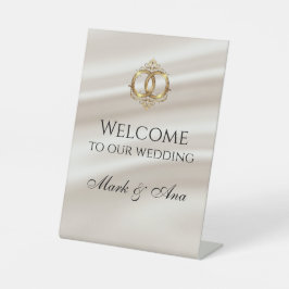Modern Wedding Welcome Sign