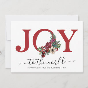 Moderna Joy Tipografia Floral Red White Floral