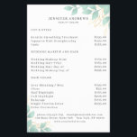 Moderner, Wei-Grün Leafy Flyer<br><div class="desc">Moderner, grüner Schicht in Weiß, Grün. Bearbeiten Sie Ihr Produkt in wenigen Minuten durch Hinzufügen Ihrer Daten. Sie können den Schriftart/die Farbe/Position durch "weitere Personalisierung" ändern.</div>