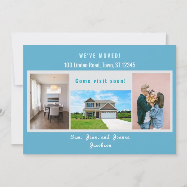 Moderno 4 Fotografias Movimentamos Anúncio em Movi (Frente)