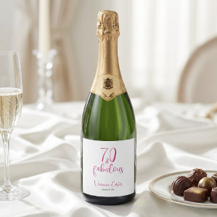Moderno 70 e Fabuloso Nome Data 70º Aniversário