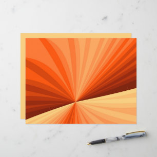 Moderno Abstrato Laranja Vermelho Baunilha Gráfico