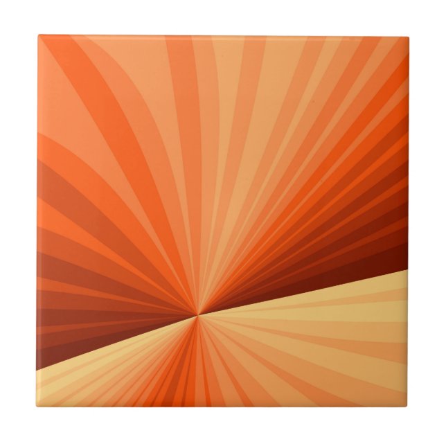Moderno Abstrato Laranja Vermelho Baunilha Gráfico (Frente)