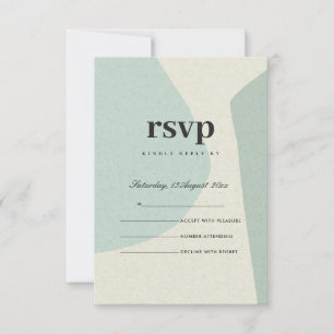 MODERNO ABSTRATO SOFT AQUA BLUE ARTISTIC RSVP
