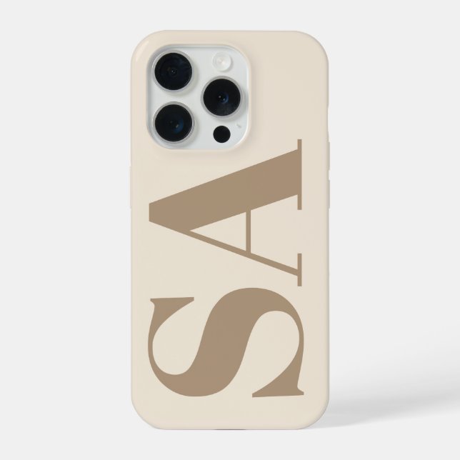 Moderno Antique White com Estojo Monogram Case-Mat (Verso)