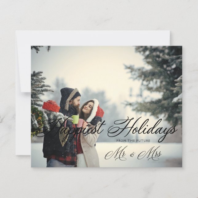 Moderno Barato, Sr. e Sra. Happiest Feriados Natal (Frente)