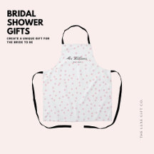 Moderno Blush Pink Confetti Brito para Ser Apron