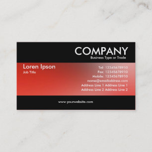 Moderno - Cartão de visita de Gradientes Suaves