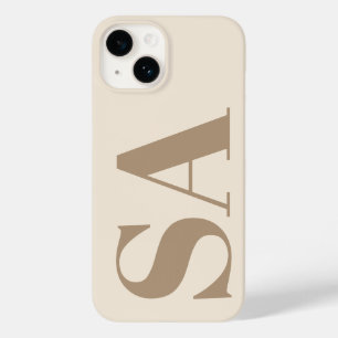 Moderno Case-Mate Antigo Branco com Monograma