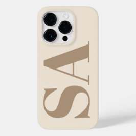 Moderno Case-Mate Antigo Branco com Monograma