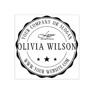 Moderno  Crie seu próprio negócio Carimbo de logot