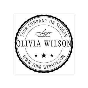 Moderno  Crie seu próprio negócio Carimbo de logot