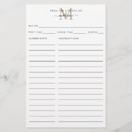 Moderno Da Cozinha do Monograma Dourado