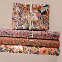 Moderno Deixa Berries Aquarela Laranja Floral