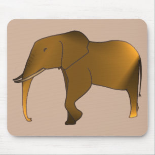 Moderno divertido Tendência Elefante Mousepads
