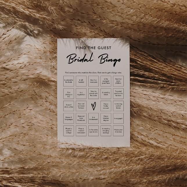 Moderno Encontre o Jogo do Bingo do Chá de panela  (Criador carregado)