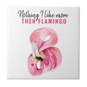 Moderno - Exótica Watercolor Flamingo Gift Rosa
