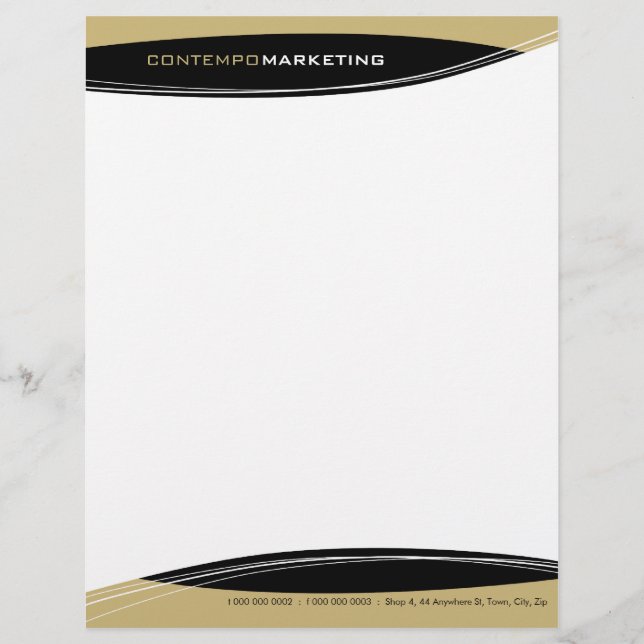 MODERNO LETTERHEAD: CONTEÚDO 1 (Frente)
