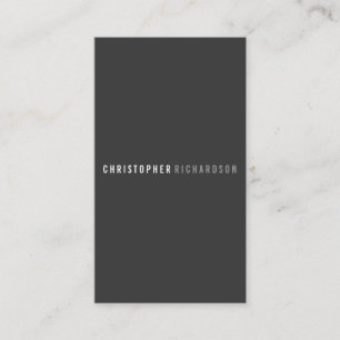 MODERNO & MINIMAL N. º 8 Cartão de visita