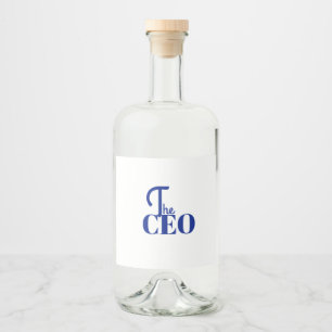 Moderno Minimal O CEO Azul