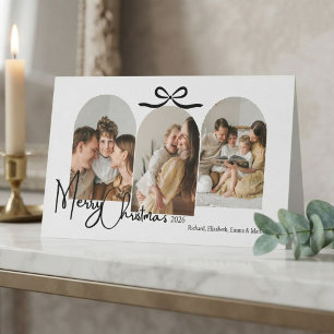 Moderno Minimalista 3 Arcos Foto Família Natal